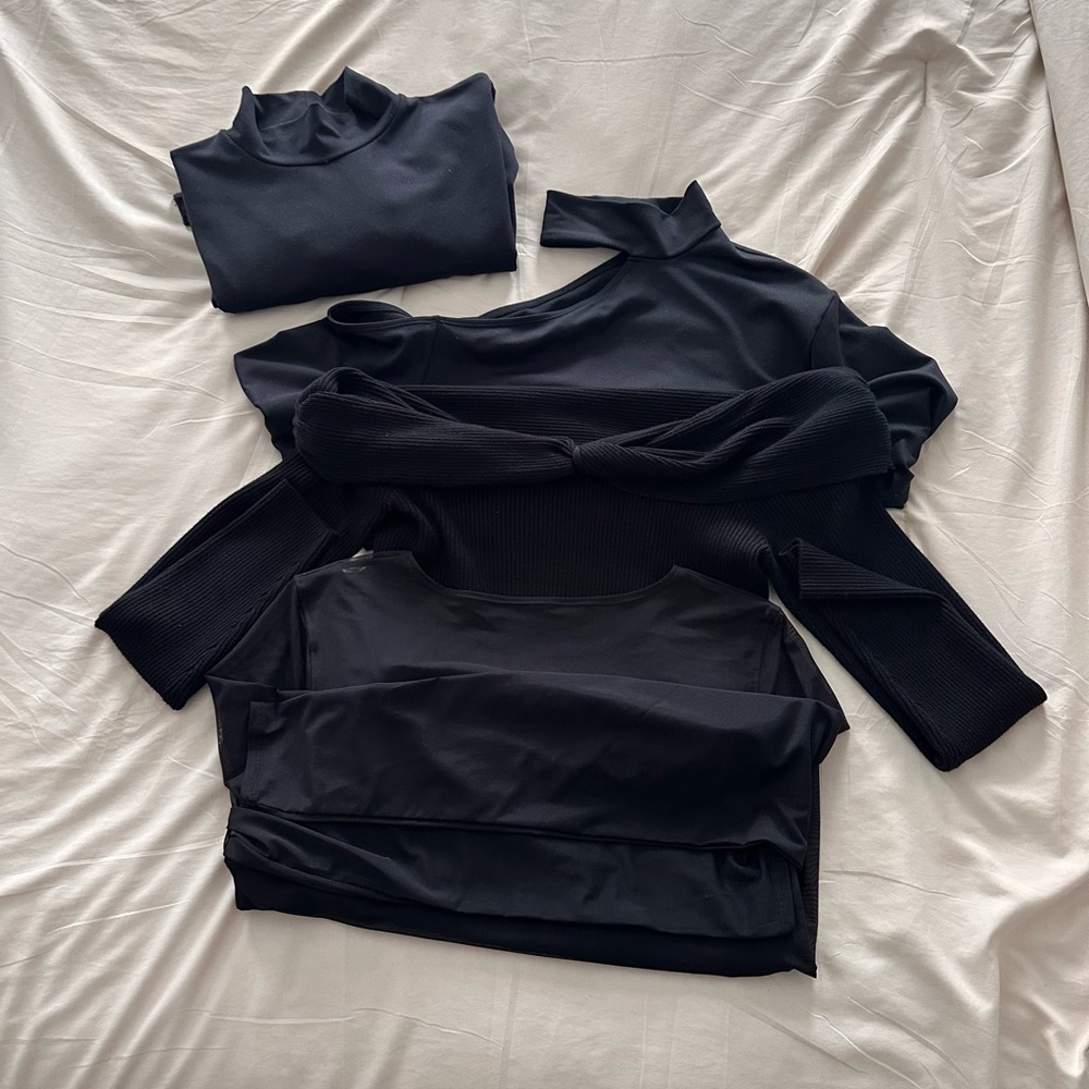 Elegant Black Women's Tops